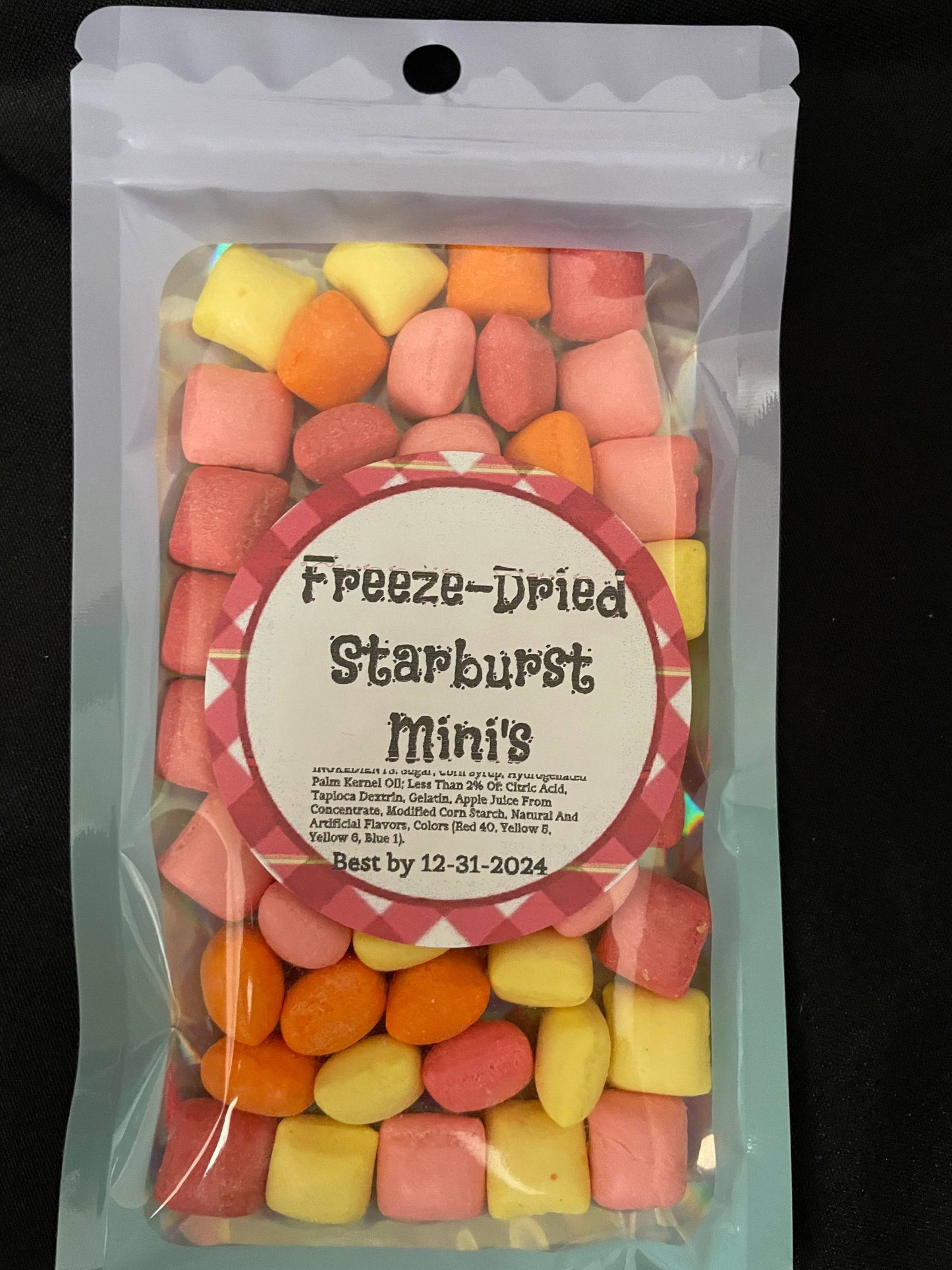 Freeze dried candy starburst small bags
