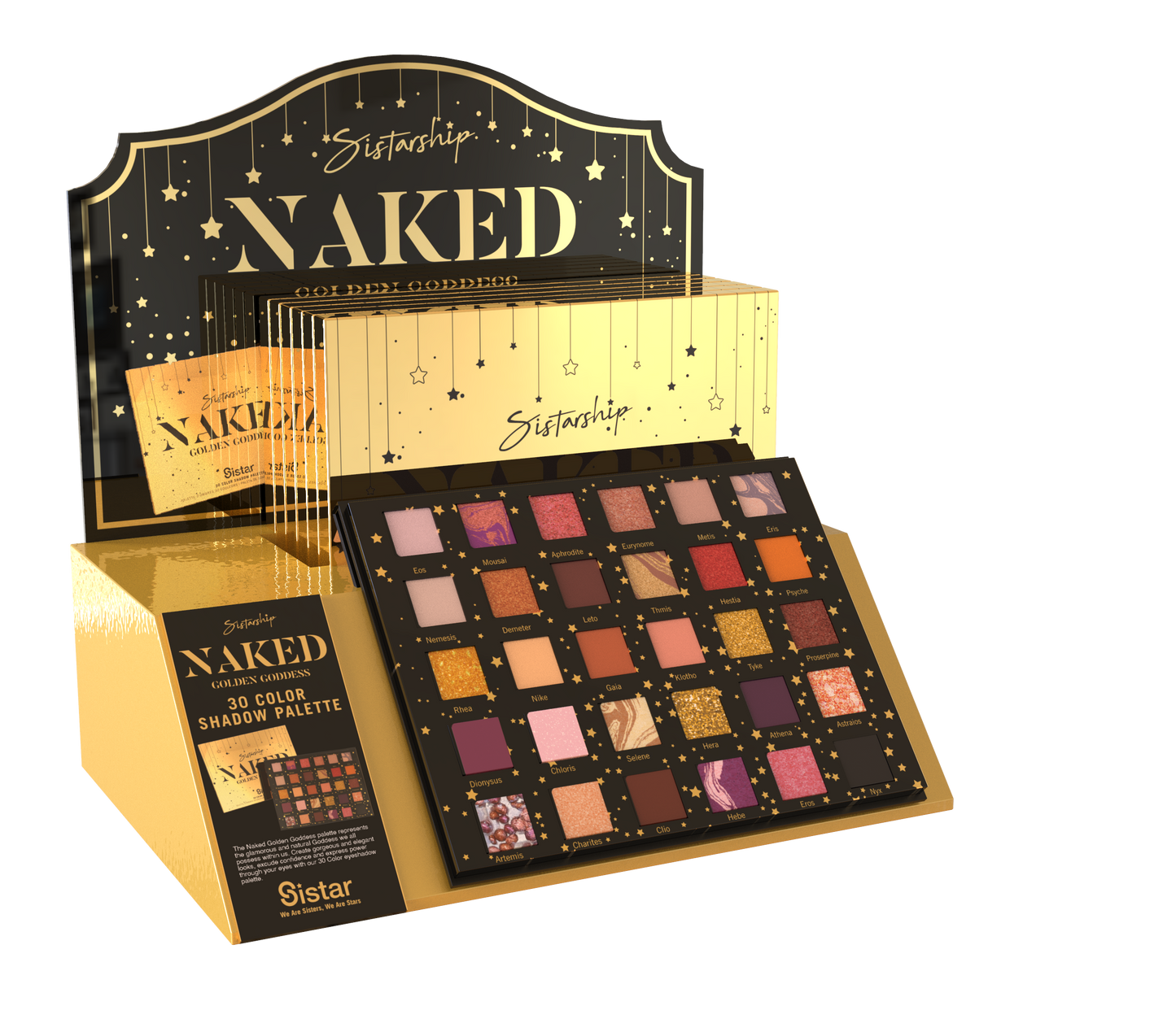 Naked Golden Goddess Eyeshadow Pallet