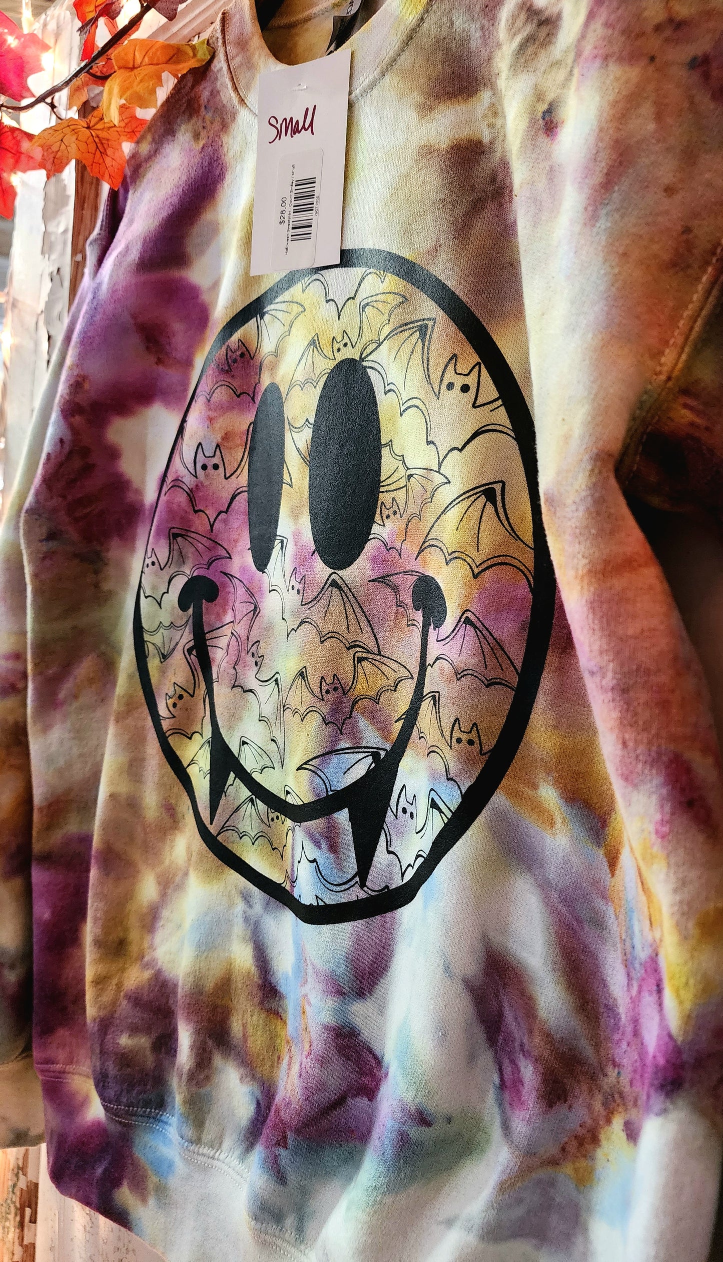 Halloween Sweatshirt - Count Smiley