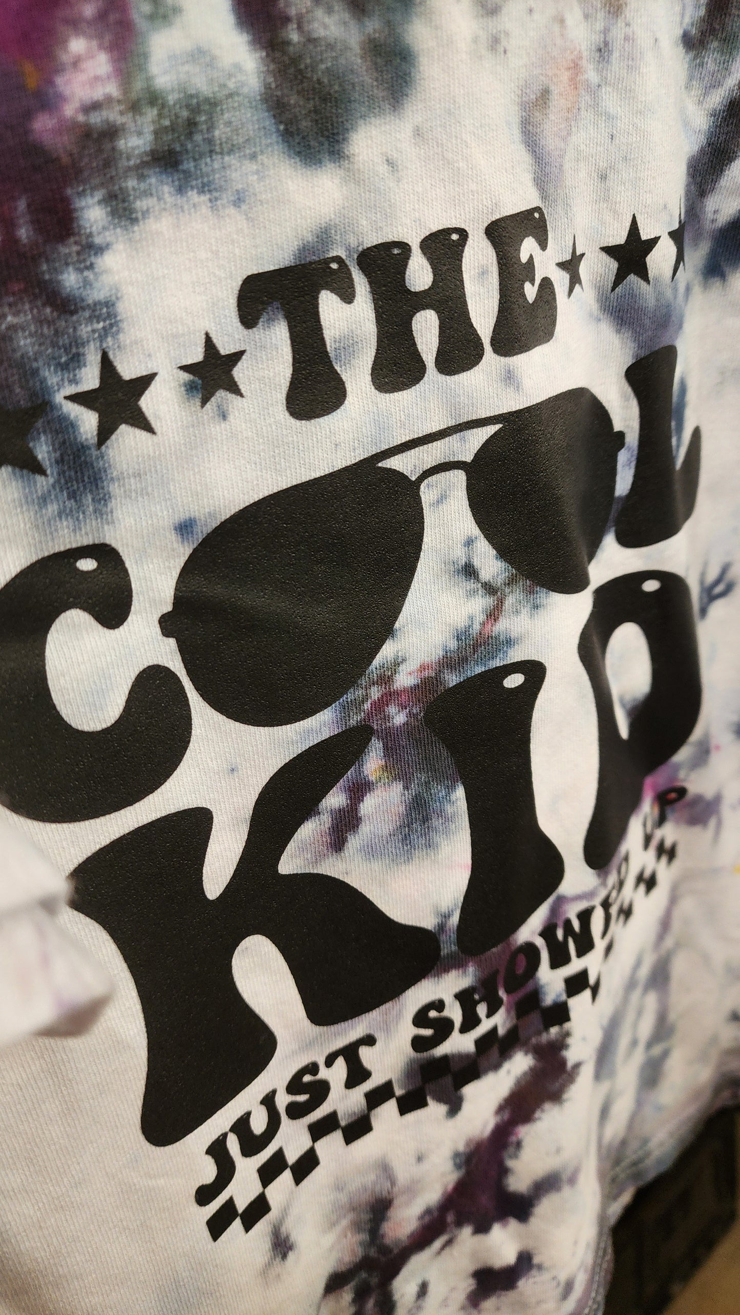 The Cool Kid Just Showed up - Tie Dye Tee For Boys Or Girls