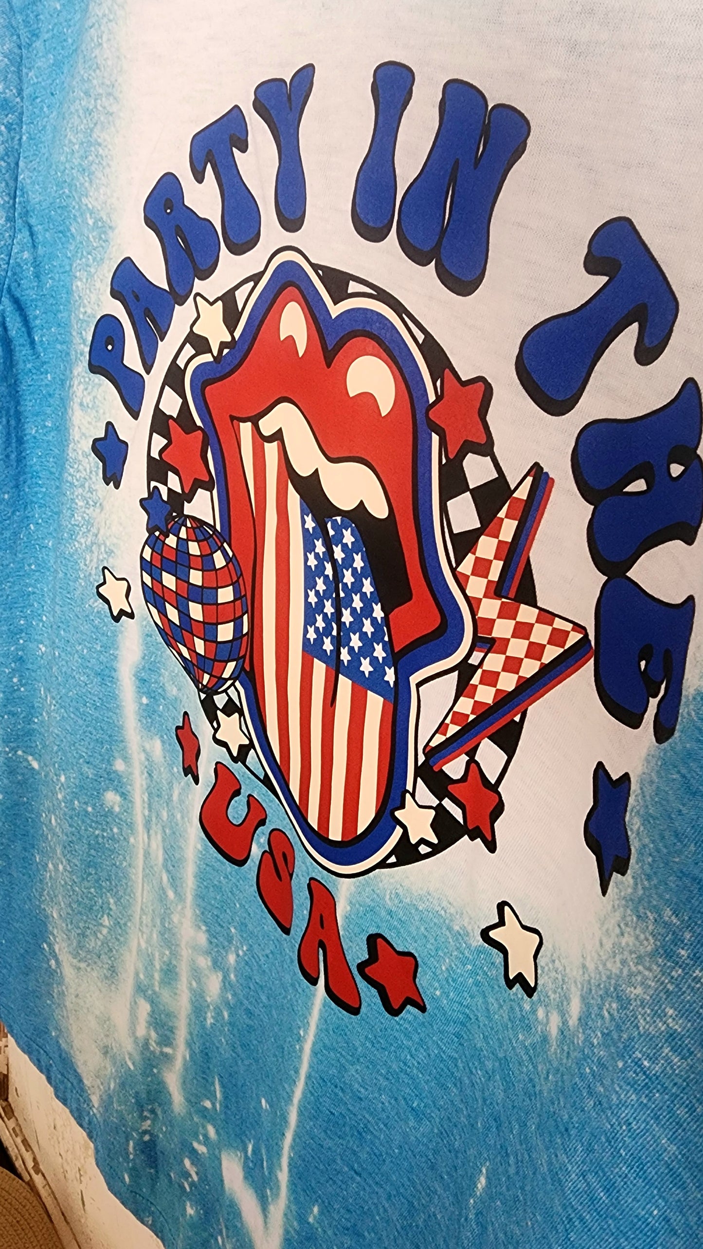 Party In The USA Fourth Of July Graphic Tee