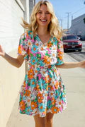 Floral Ruffle Dress