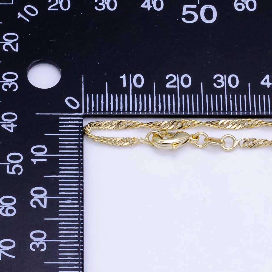14K Gold Filled 2mm Necklace