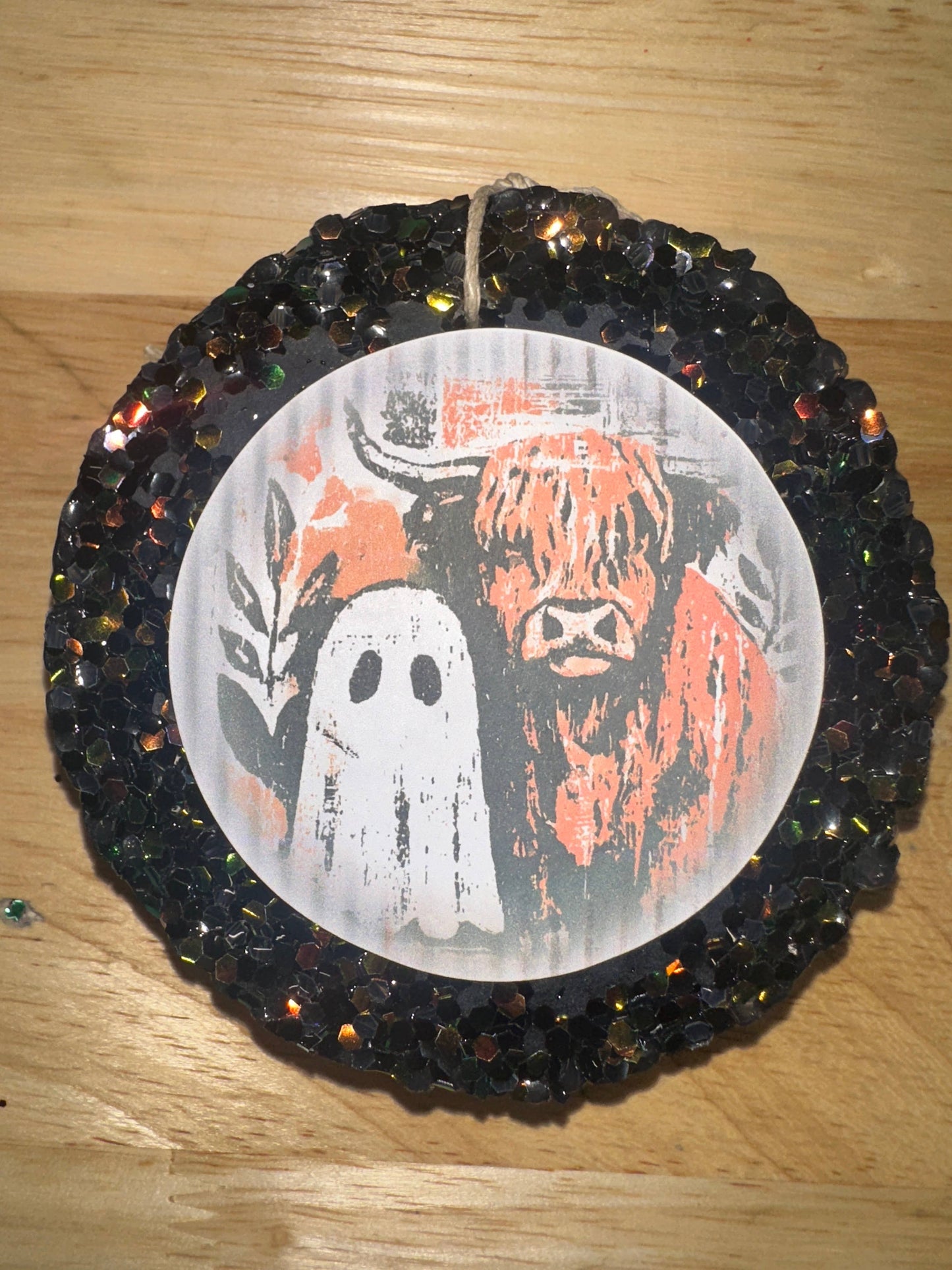 Fall Highland Cow Halloween