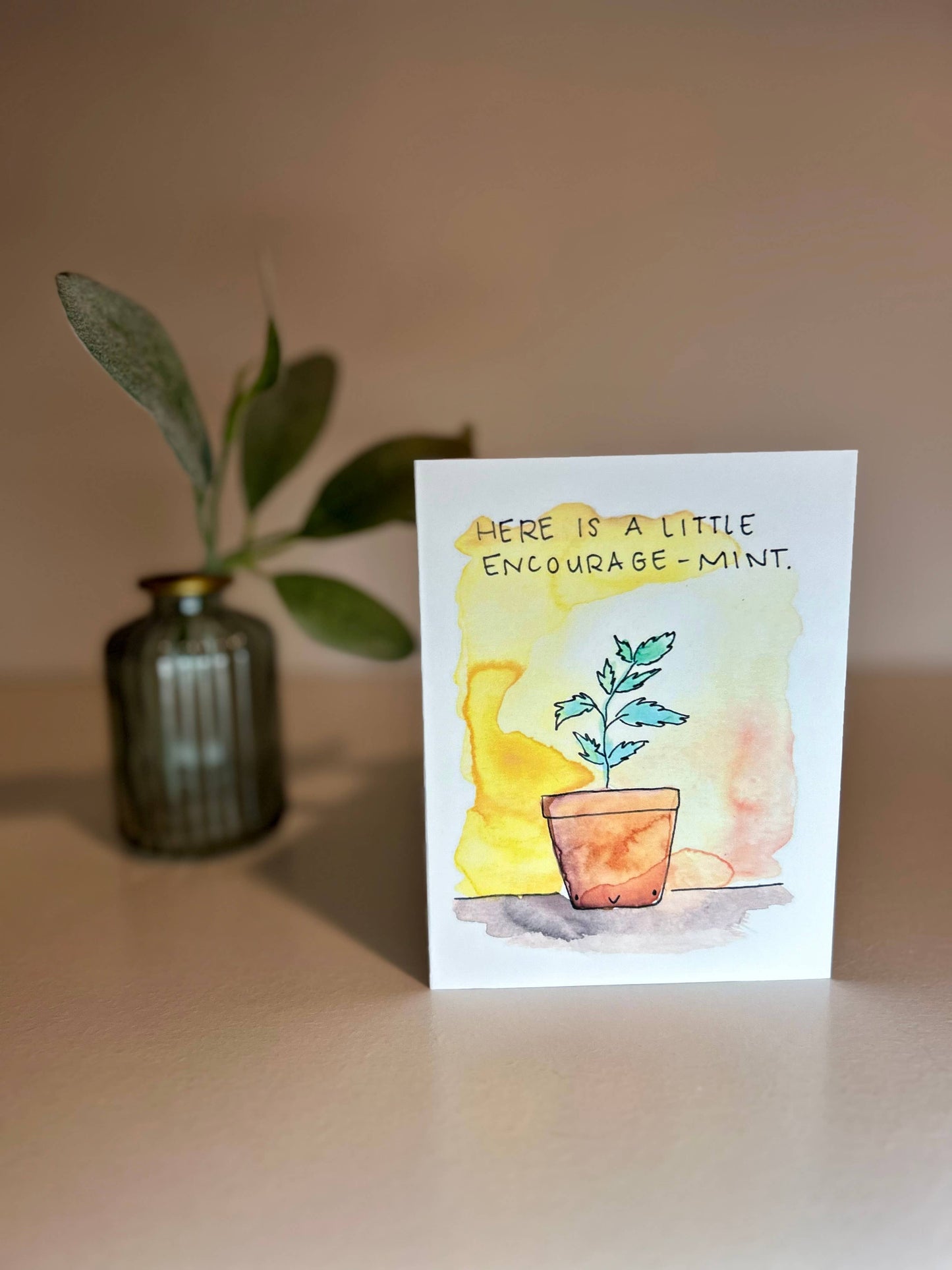 Positive Plants 🪴 Encouragement Card
