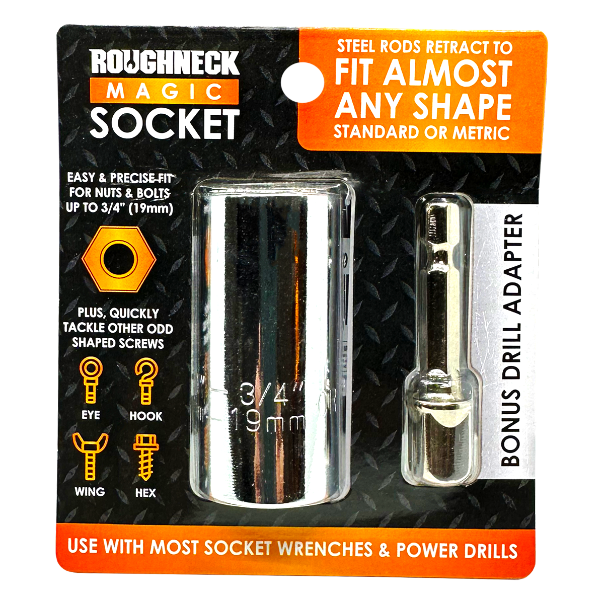 Magic Socket Tool with Drill Adapter