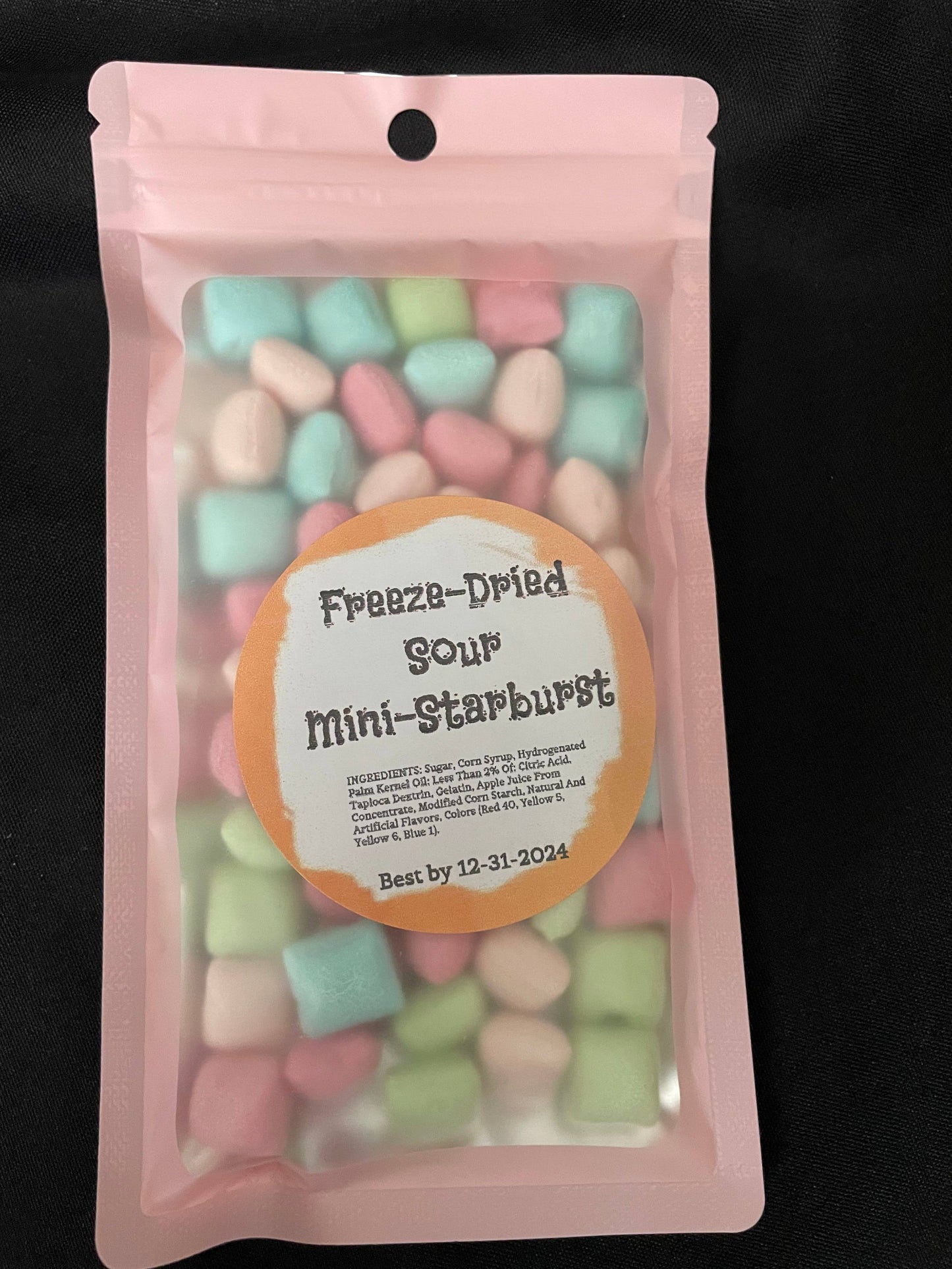 Freeze dried candy starburst small bags