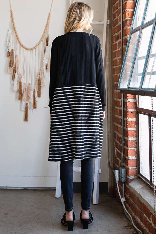 Half Stripe Duster