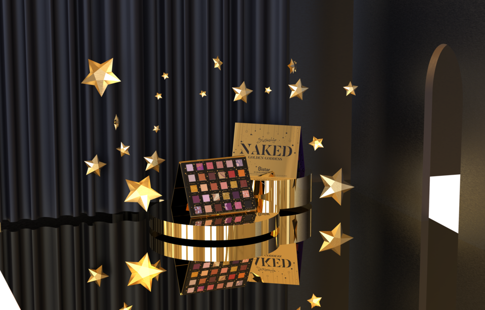 Naked Golden Goddess Eyeshadow Pallet