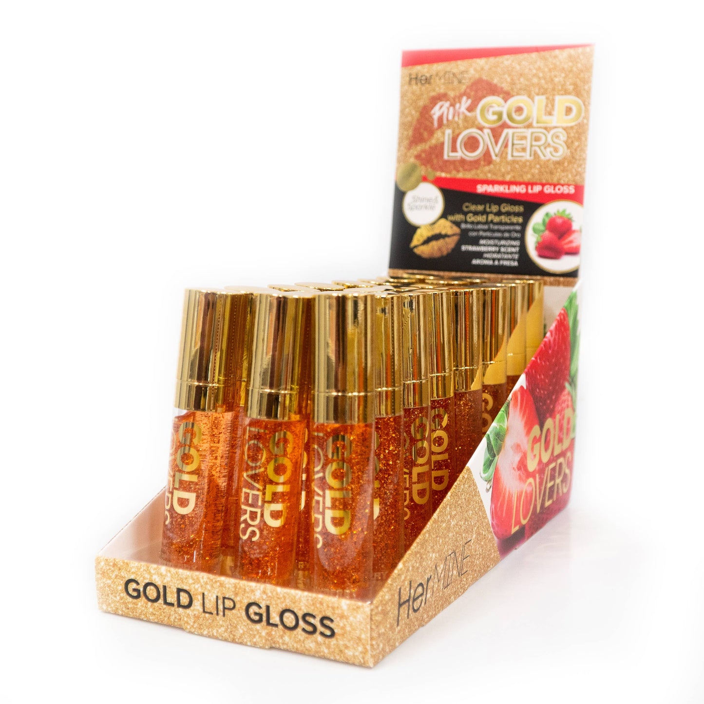Hermine Gold Lovers Clear Lip Gloss