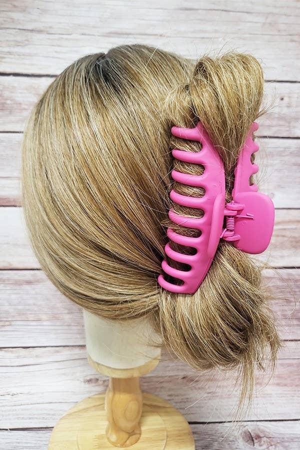 Matte Color Hair Claw Clip