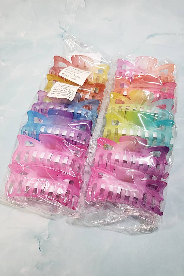 Translucent Hair Claw Clip