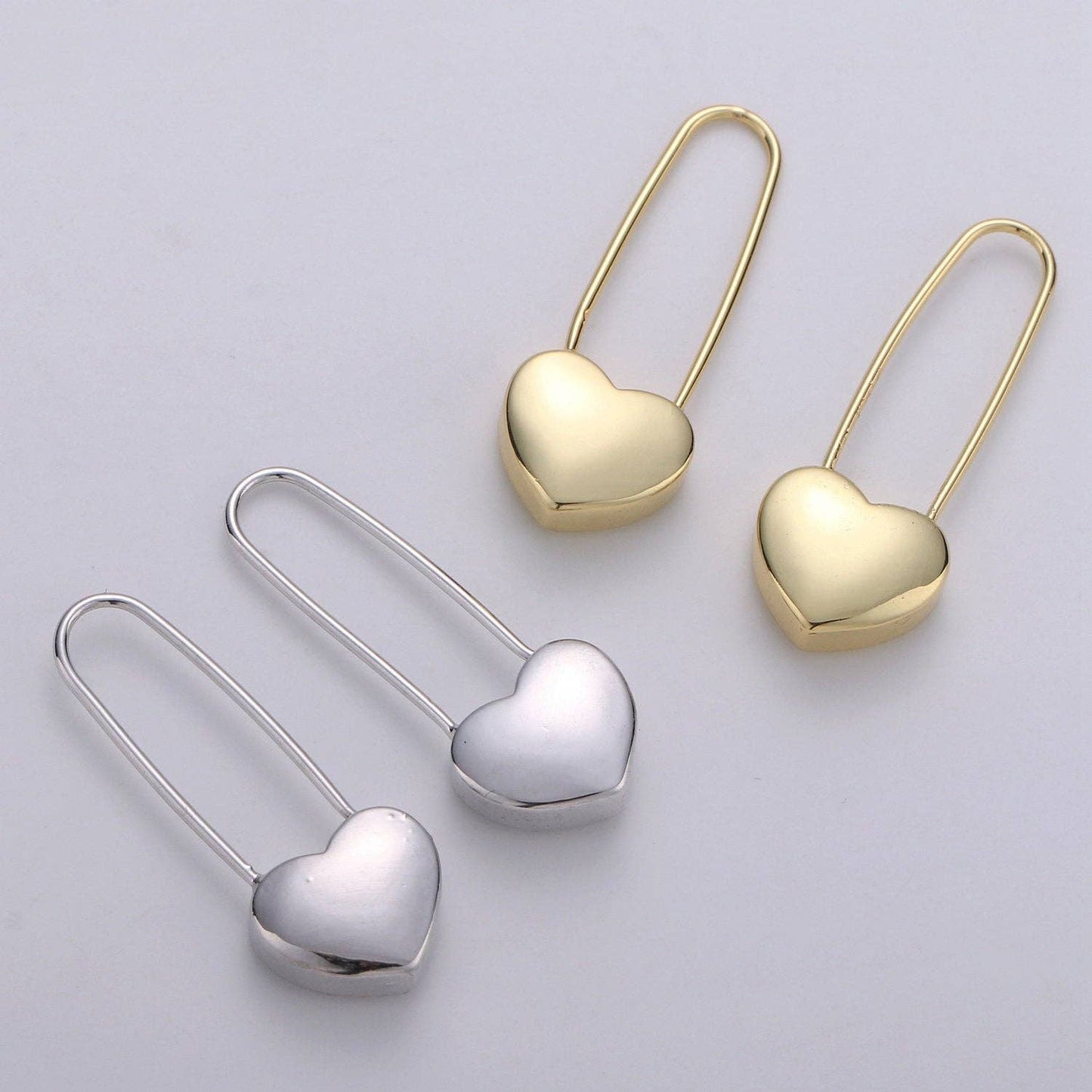 Heart Dangle Earrings