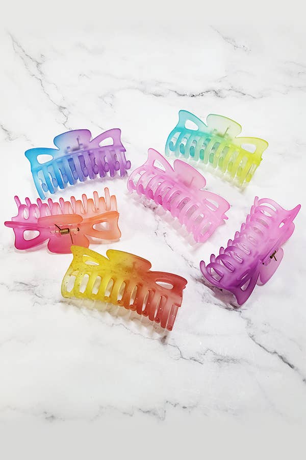 Translucent Hair Claw Clip