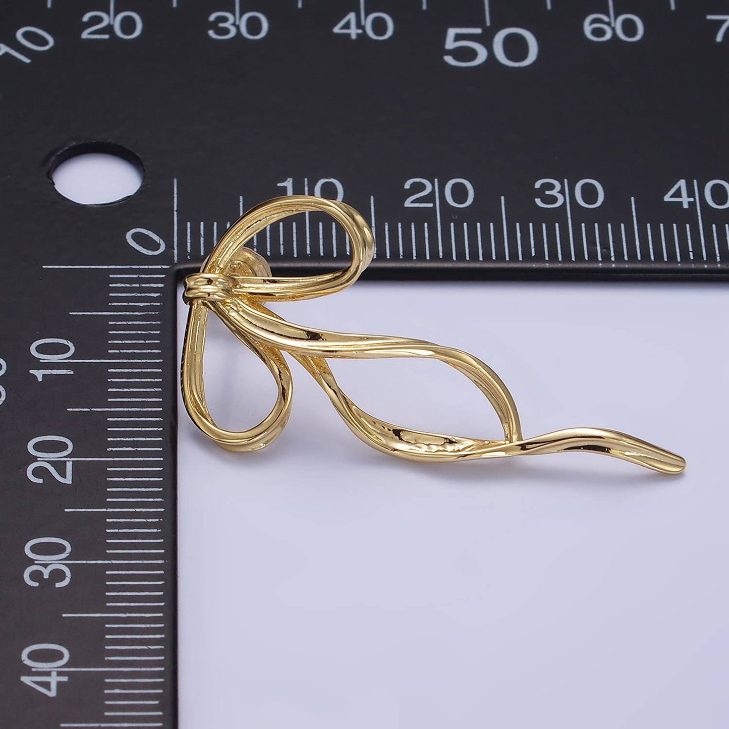 Ribbon Bow Stud Earrings