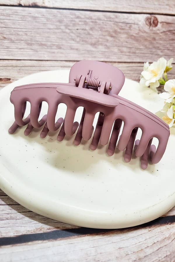 Matte Color Hair Claw Clip