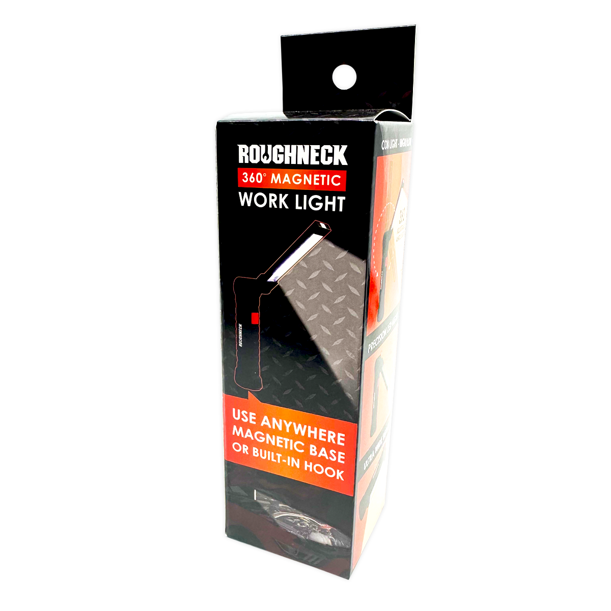 Rechargeable LED Flashlight with Magnetic Base - 4 Pack