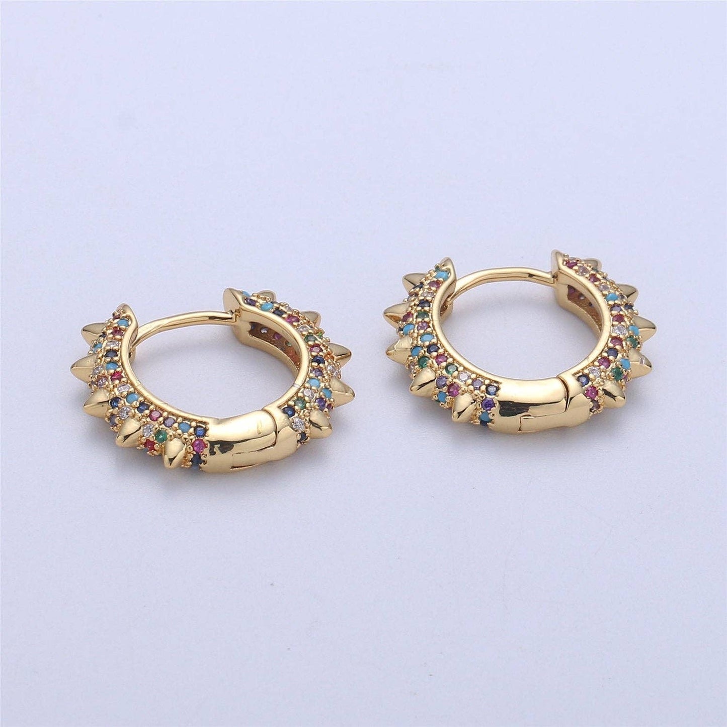 Spike Hoop Earrings