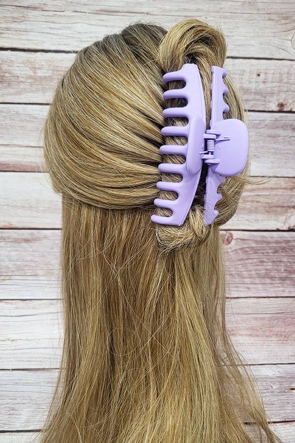 Matte Color Hair Claw Clip