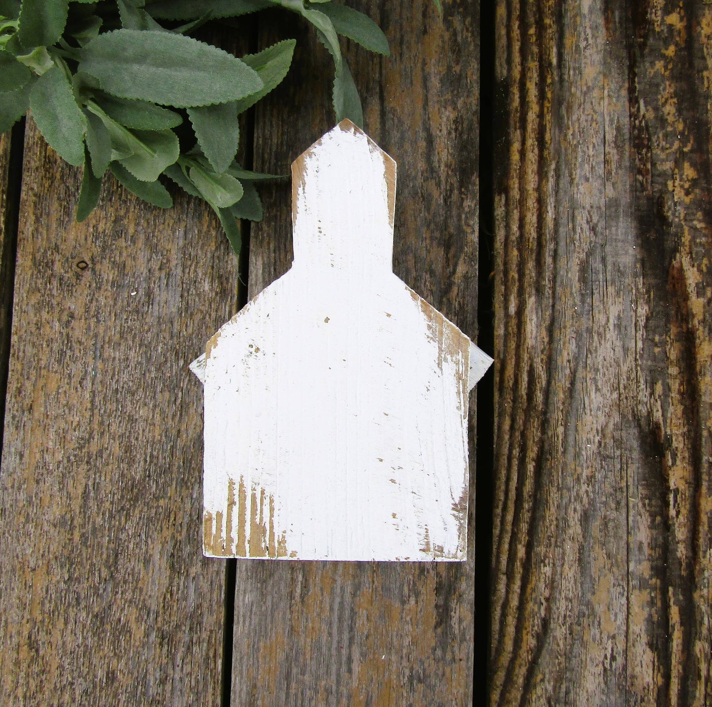 Chunky Wood Church Shelf Sitter