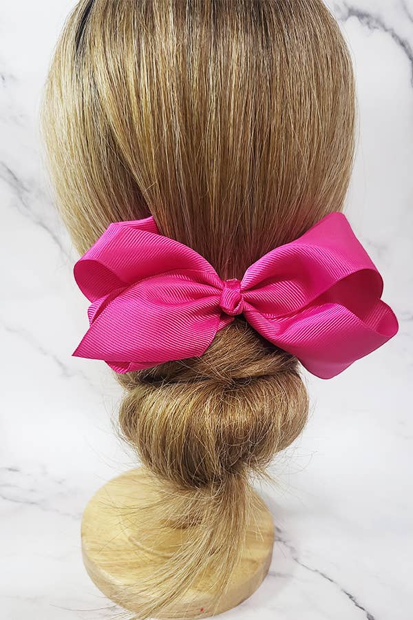 Cheer Hair Clip Bow