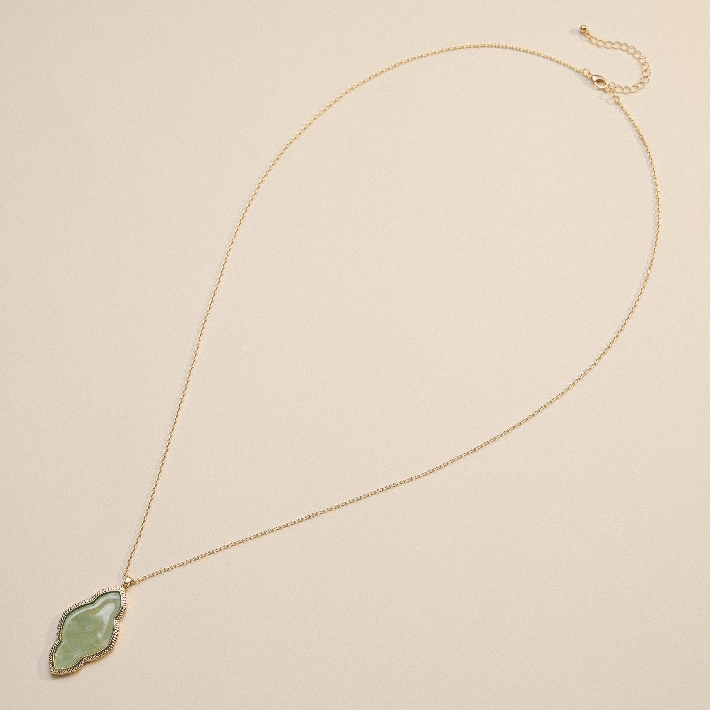 Iridescent Cloud-Shaped Pendant Necklace