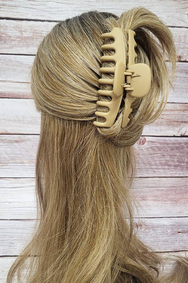Matte Color Hair Claw Clip
