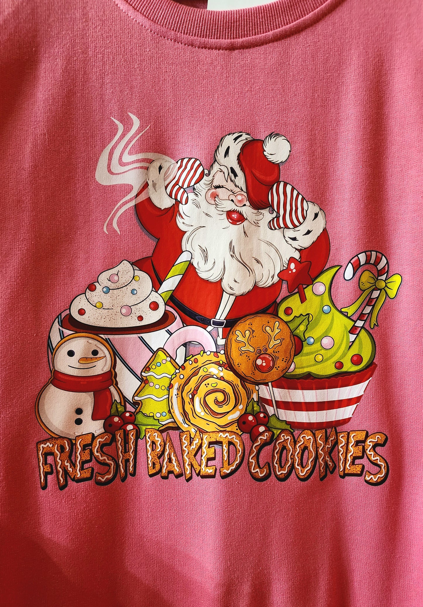 Fresh Baked Cookies with Santa