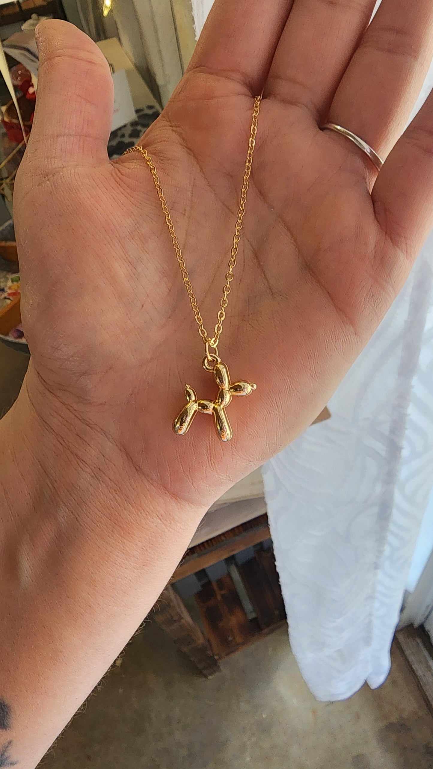 Balloon Dog Necklace
