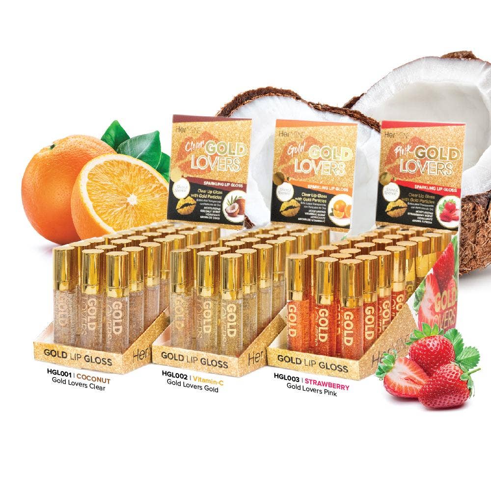 Hermine Gold Lovers Clear Lip Gloss