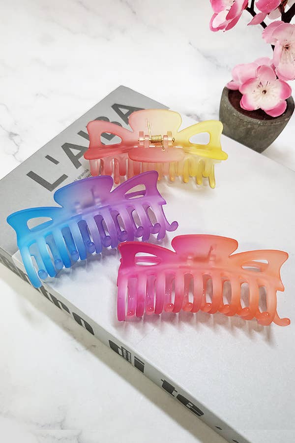 Translucent Hair Claw Clip