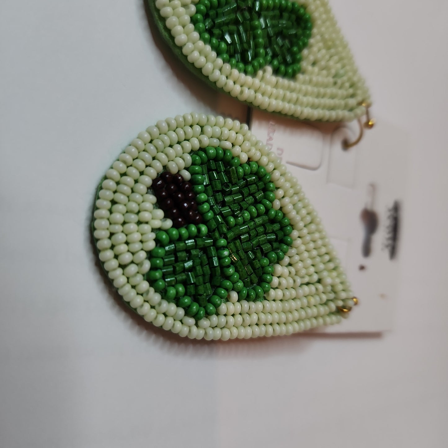 Shamrock Seed Bead Earrings for St.Patrick's Day