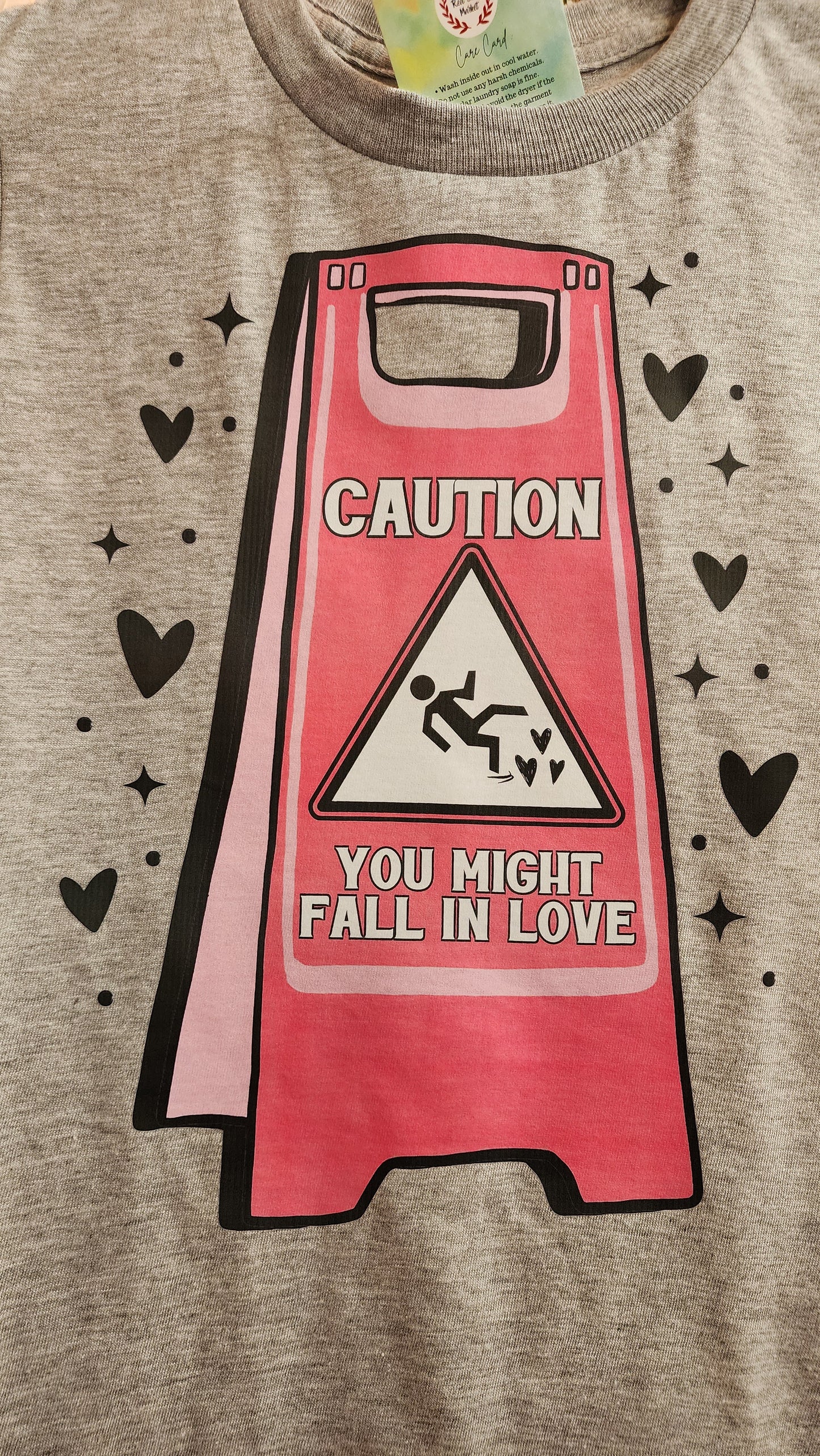 Caution You Might Fall In Love kids tee