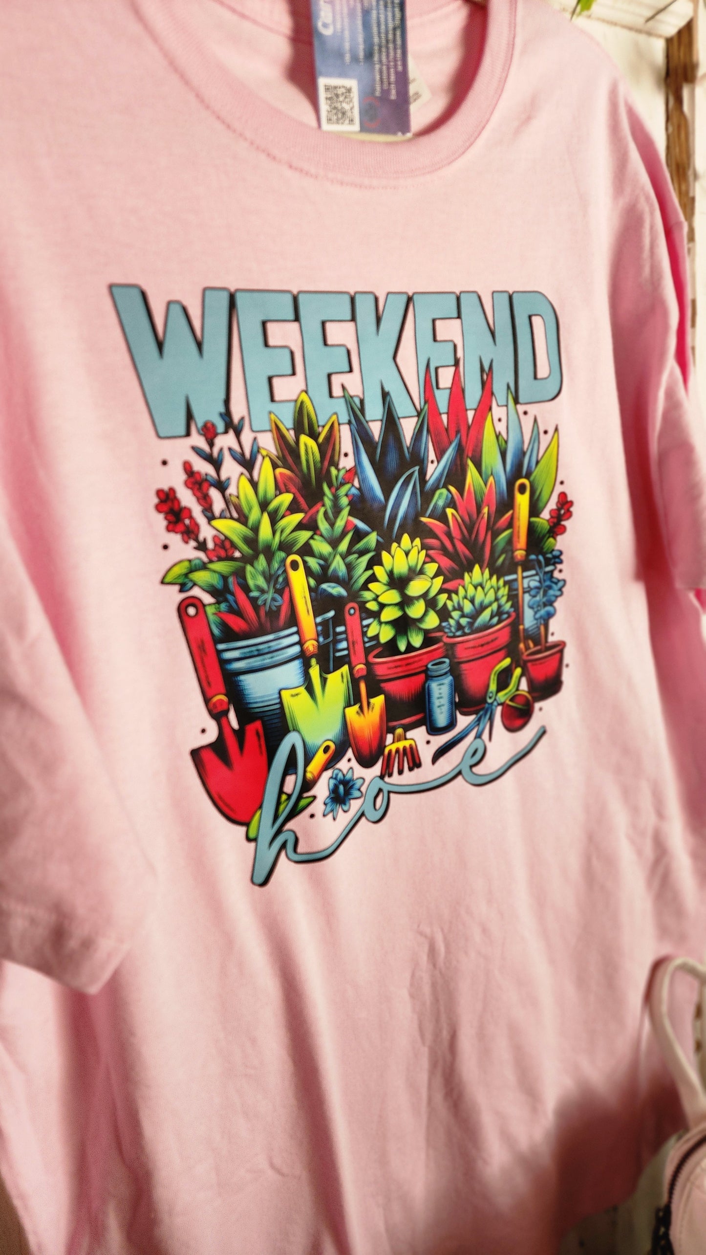 Weekend Hoe Graphic Tee For Plant Lovers