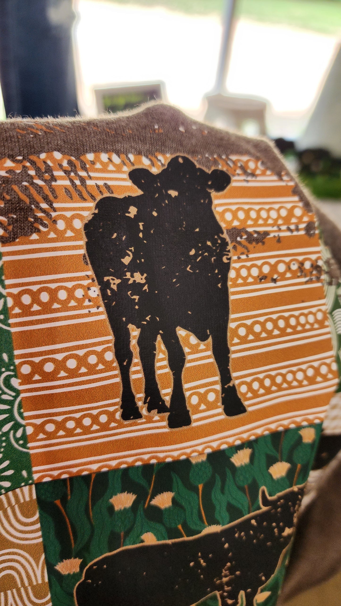 Western Vibes And Cow Delight Graphic Tee