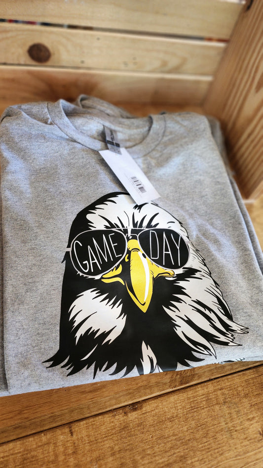 Game Day Eagle Team Spirit Tee For ADULTS