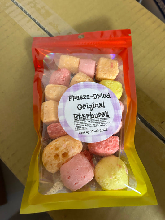 Large Bag of Freeze Dried Starburst Candy