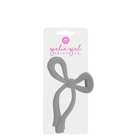 Bow Clips Plastic White