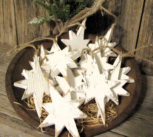 Rustic Bethlehem Star Ornament