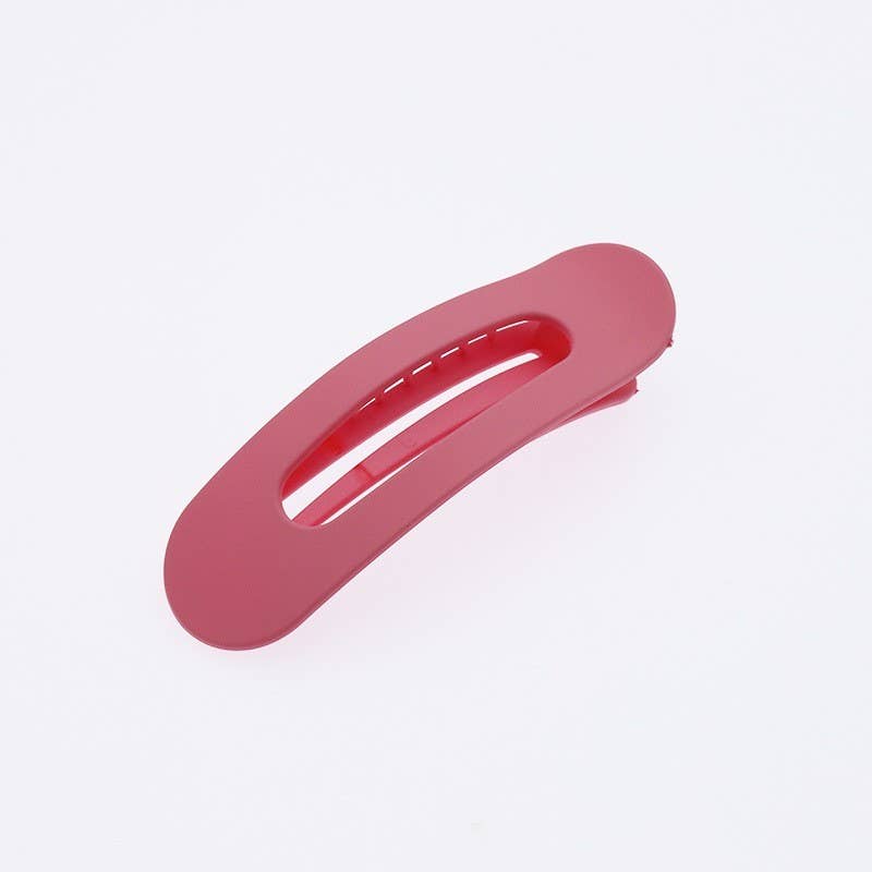OVAL LAY DOWN FLAT HAIR CLAW CLIPS