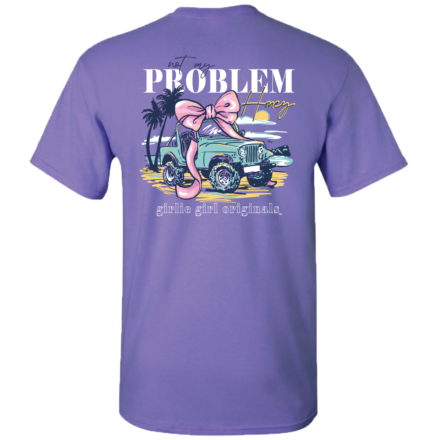 Not My Problem Girlie Girl Graphic Tee