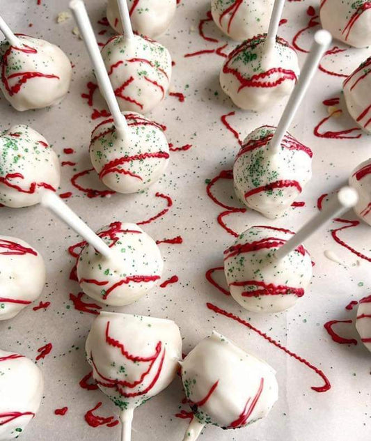 Christmas Tree Cake POPS