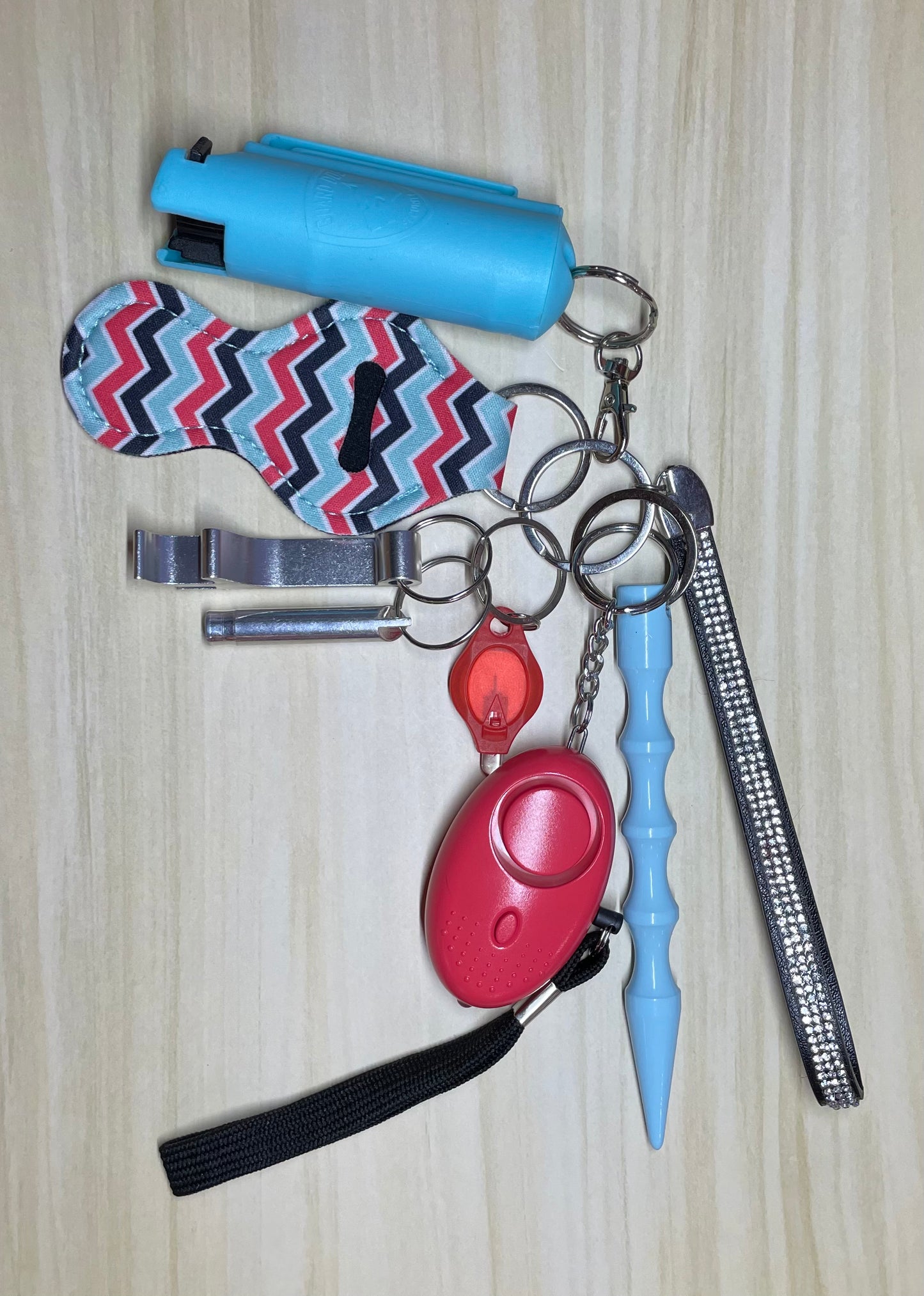 Self Protection Keychain - Chevron