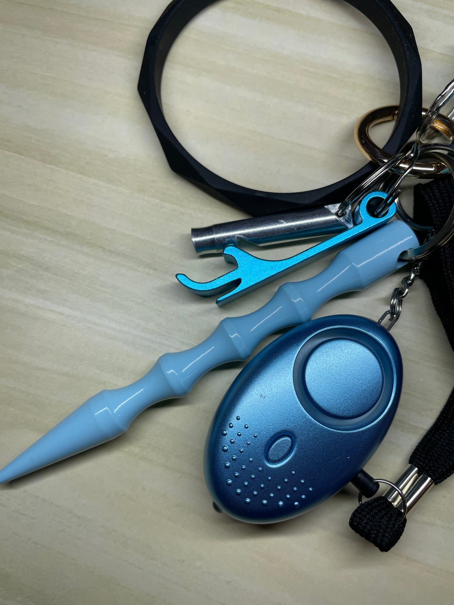 Self Protection Keychain - Brite Blue