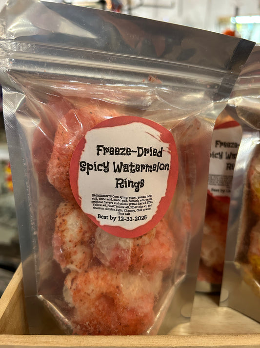 Freeze Dried Spicy Watermelon Rings