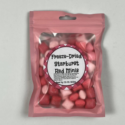 Freeze dried candy starburst small bags