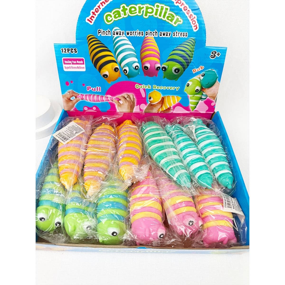 Squeeze Squishy Sensory Caterpillar Slug Toy