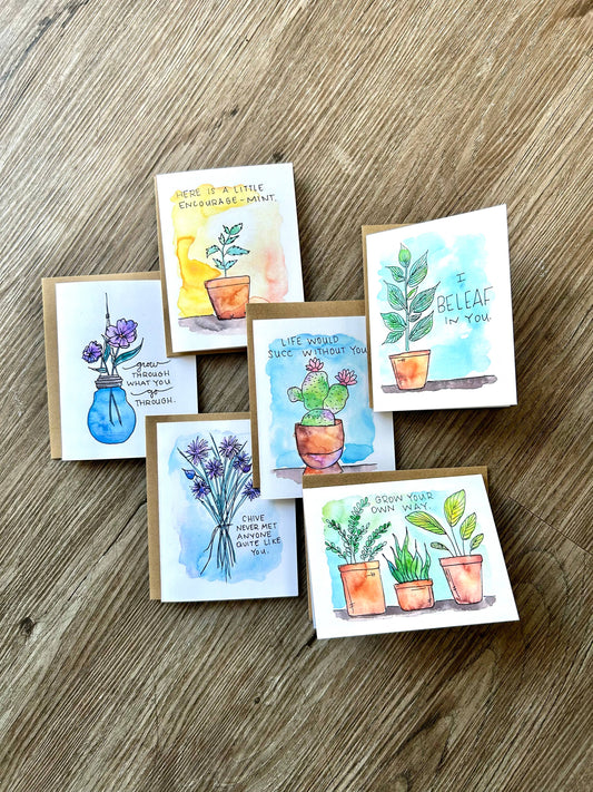 Positive Plants 🪴  Encouragement Card