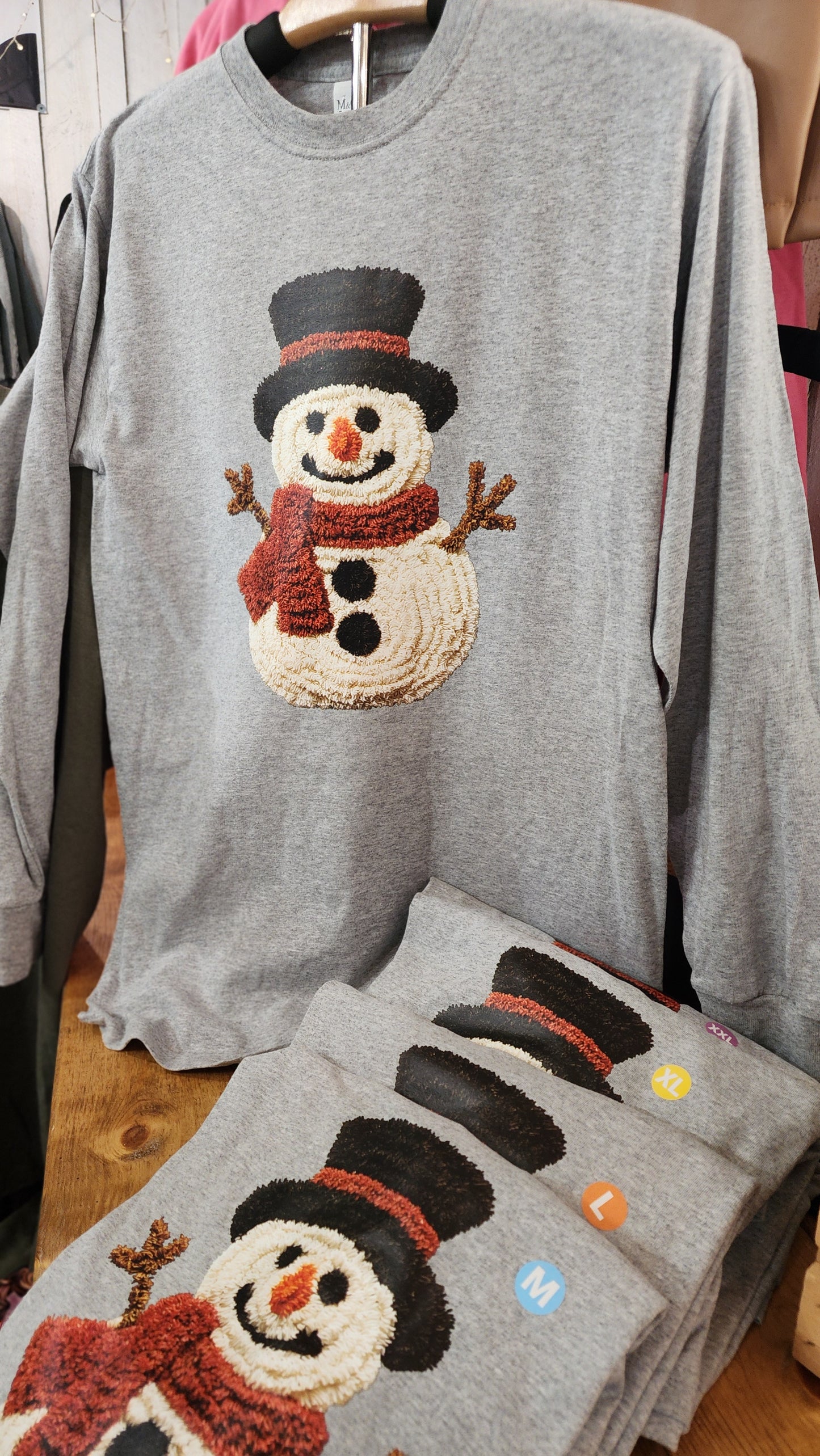 Faux Crochet Snowman