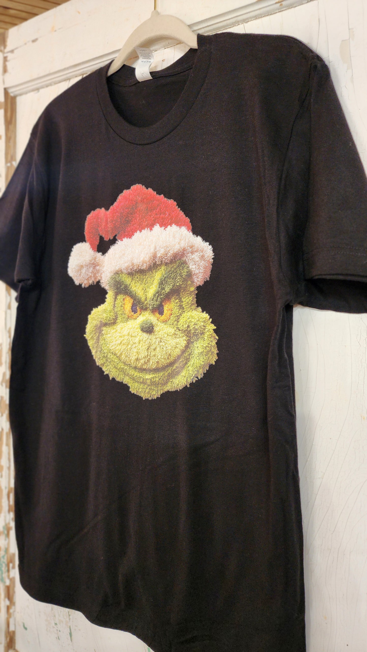 Faux Embroidery Grinch Tee